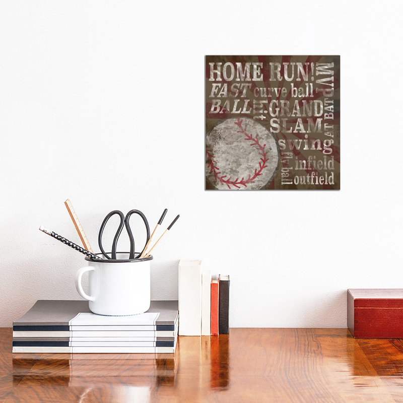 All Star Sports III 1 Piece Wrapped Canvas Wall Art, 30.48 cm H x 30.48 cm W