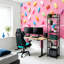 Papier peint adhésif pelez et collez, crème glacée rose, bonbon mignon coloré, saupoudrez une longue bordure, art mural auto-adhésif et amovible-132867378