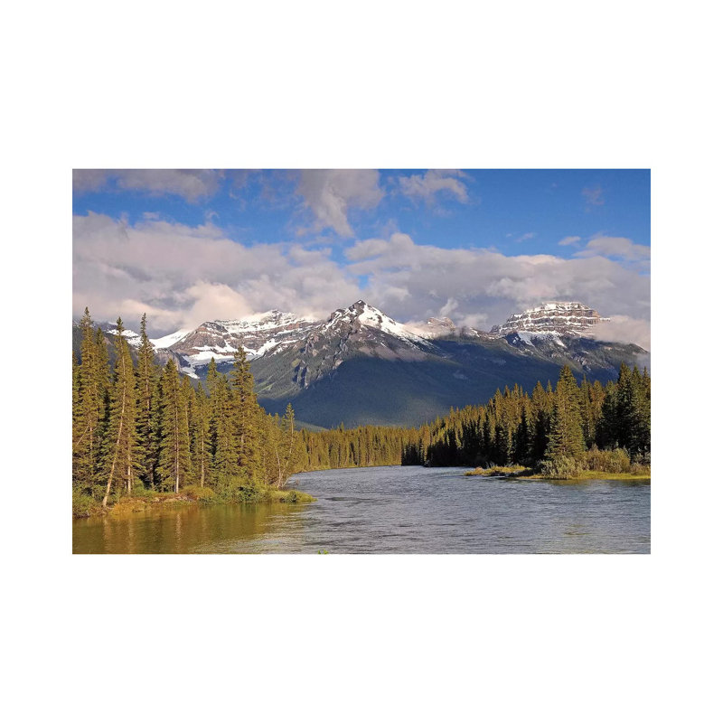 The Canadian Rockies by Brian Wolf - Wrapped Canvas Print, 20.32cm H x 30.48cm W x 1.91cm D