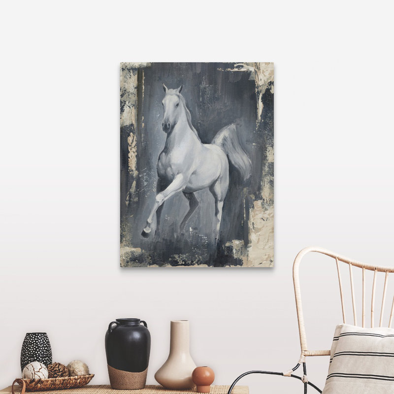 Reproduction d’art « Running Stallion II » par Ethan Harper, Toile tendue, H 40 po x l 30 po x 1,25 po