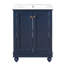 Meuble-lavabo moderne avec rangement à fermeture en douceur et tablette réglable-413857861