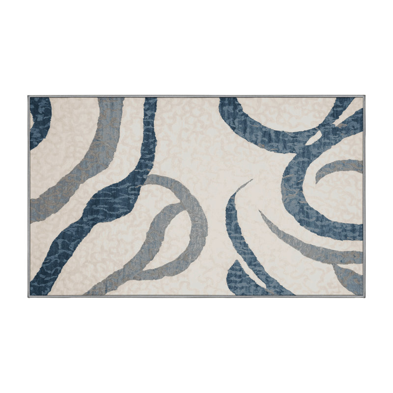 Tapis gris soyeux et moelleux, Tapis de couloir 2 pi x 4 pi
