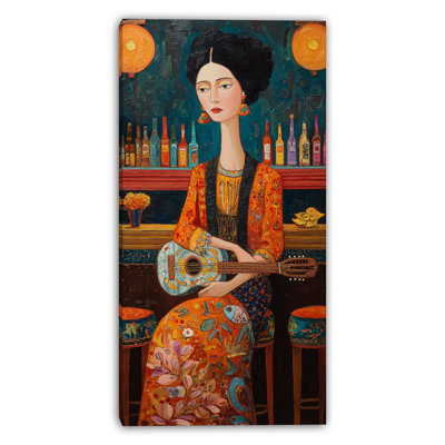 Music at Dusk Wrapped Canvas Wall Art