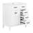 30" White Bathroom Vanity with Ceramic Sink