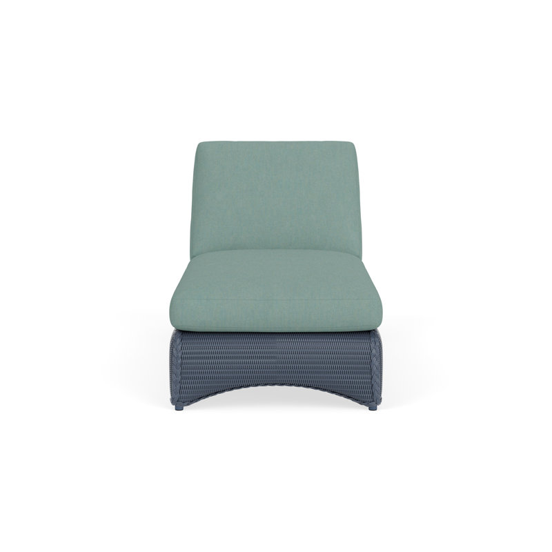 Loom Outdoor Chaise Lounge, Denim Blue, Deering Cadet