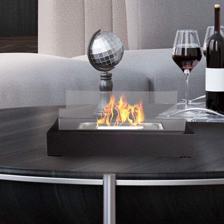 New Release Indoor Bio Ethanol Tabletop Fireplace Metal Structure Table Top  Fire Place for Patio/Factory Supply Glass Insert Mini Round Portable Small  Fireplace - China Steel, Stainless Steel
