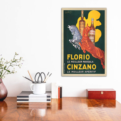Florio E Cinzano, 1930 1 Piece Wrapped Canvas Wall Art
