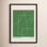 Caila "Geometric Abstraction in Green" Print