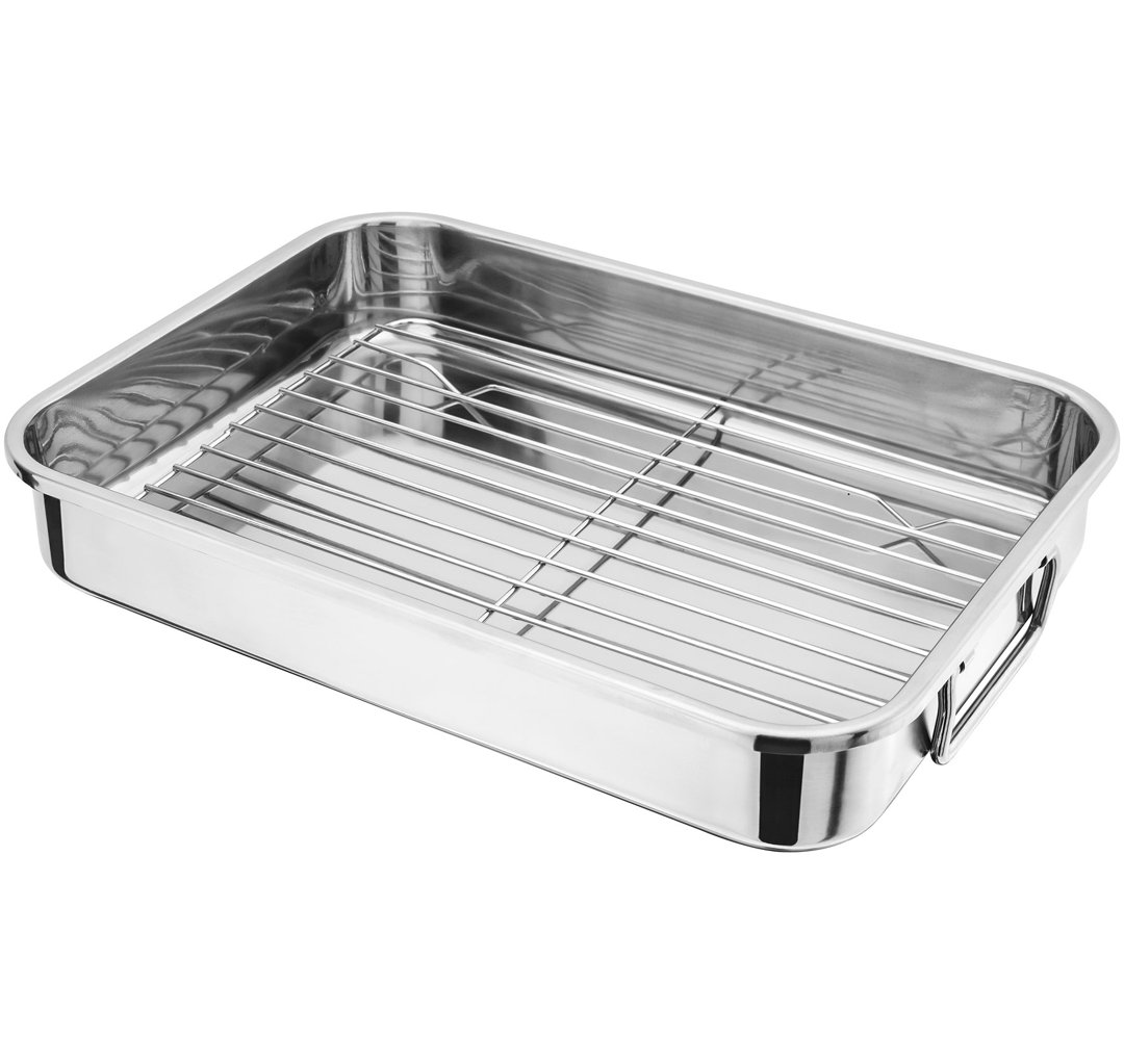 Judge Speciality Cookware, 36 x 26 x 6cm Roasting Pan with Rack