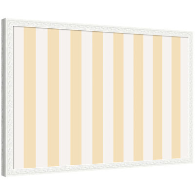 Tableau d'affichage en lin encadré en tissu