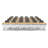 24 Person Training Meeting Seminar Tables with Modesty Panels and 24 Chairs Complete Set