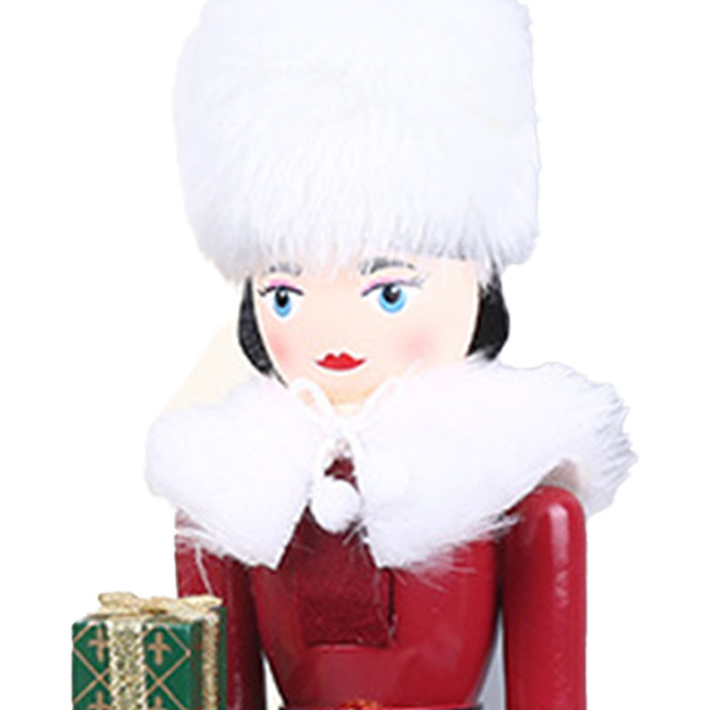 Figurine de Noël en bois casse-noisette mignon