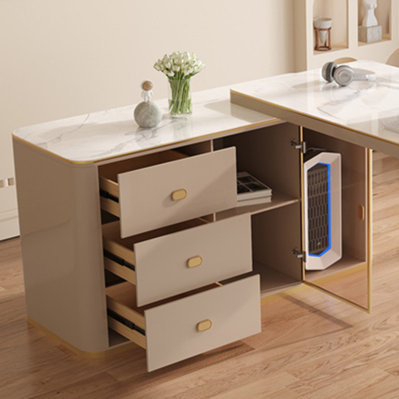 Bureau élégant et multifonctionnel, H 29,52 po x l 70,86 po x P 27,55 po