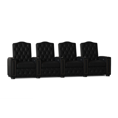 Regal HR Series Home Theater Row Seating (Row of 4) by Winston Porter