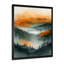 «Orange Green Forest Wilderness At Sunset III», art mural forêt-106141709-134423931