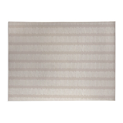 Fencing Rows Slate Blue Indoor Doormat