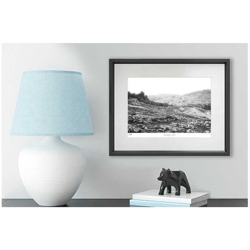 Hebron, 1857 - Single Picture Frame Print, 60cm H x 80cm W x 2.3cm D
