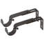  Supports réglables pour tringles à rideaux - pour tringles de 1 ou 1 1/8 pouce. Ensemble de 2 - Noir antique-388668038