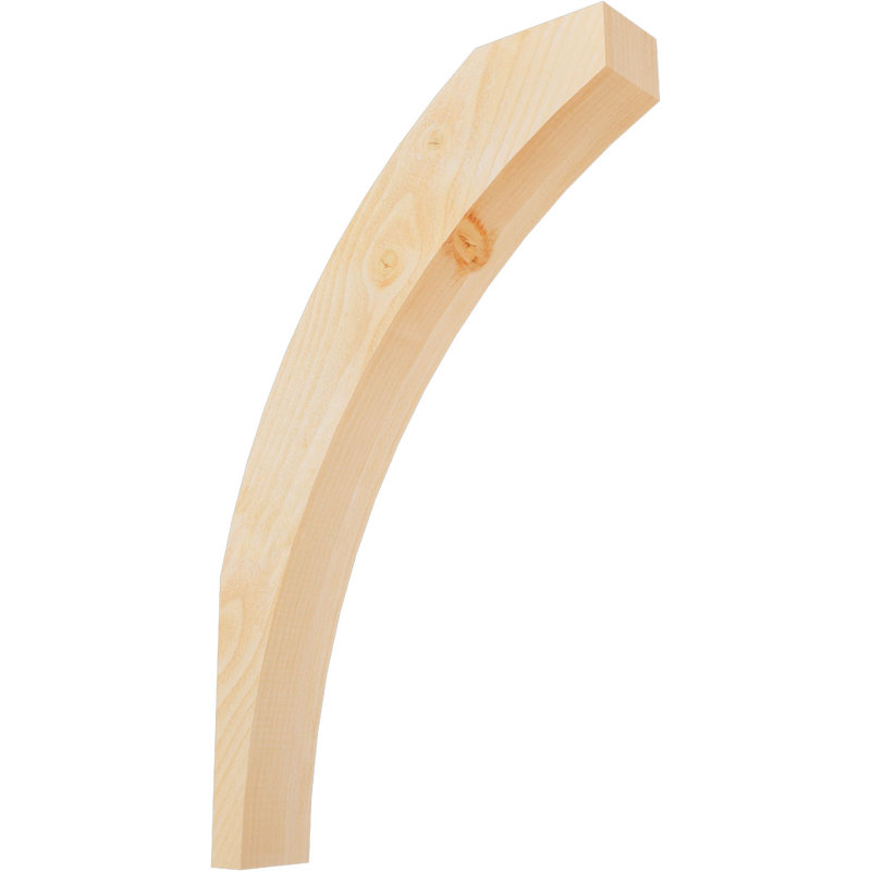 Genouillère Thorton, Sapin Douglas de 4 po (sciage brut), 20 po X P 32 po H