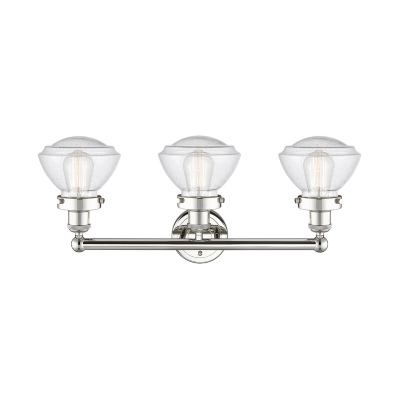 Éclairage pour meuble-lavabo 3 lumières 25 po Almarosa, Nickel poli