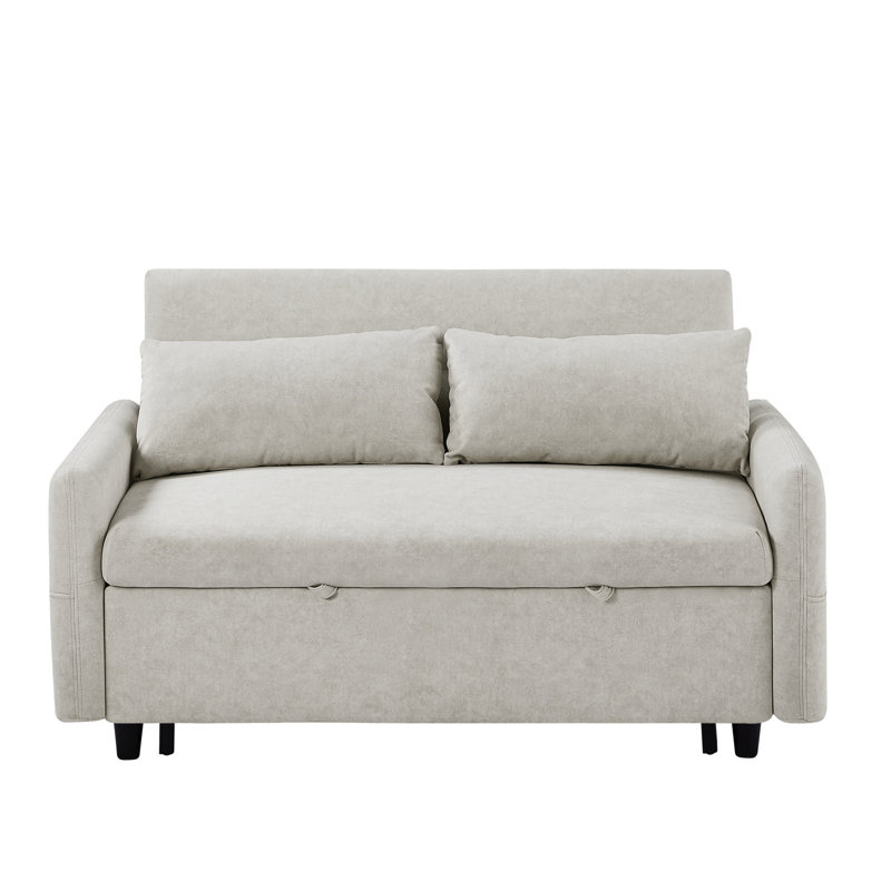 Avec ports, réglable et électrostatique - beige pour canapé de chambre à coucher, poches de rangement 2 coussins, Beige
