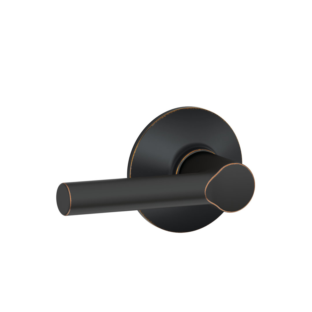 Broadway Passage Door Lever with Rosette Schlage 