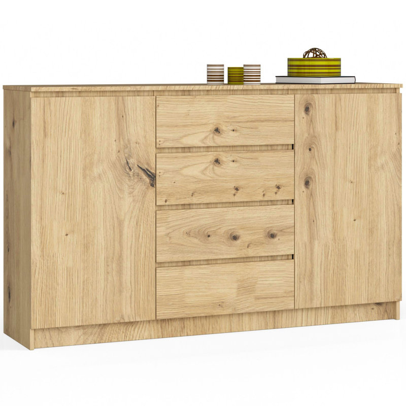 Eron 160cm W 4 - Drawer Chest of Drawers,  99cm H x 160cm W x 40cm D