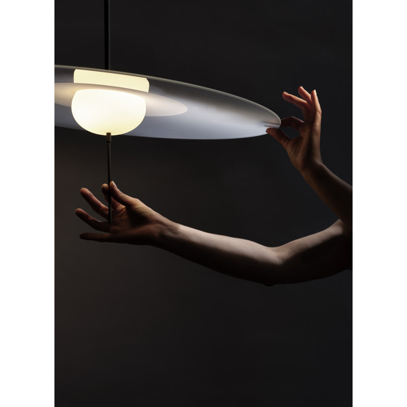 Mono 1 - Light LED Chandelier, 14.17" H x 15.74" W x 15.74" D