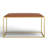 Alverez Genuine Leather Upholstered Bench