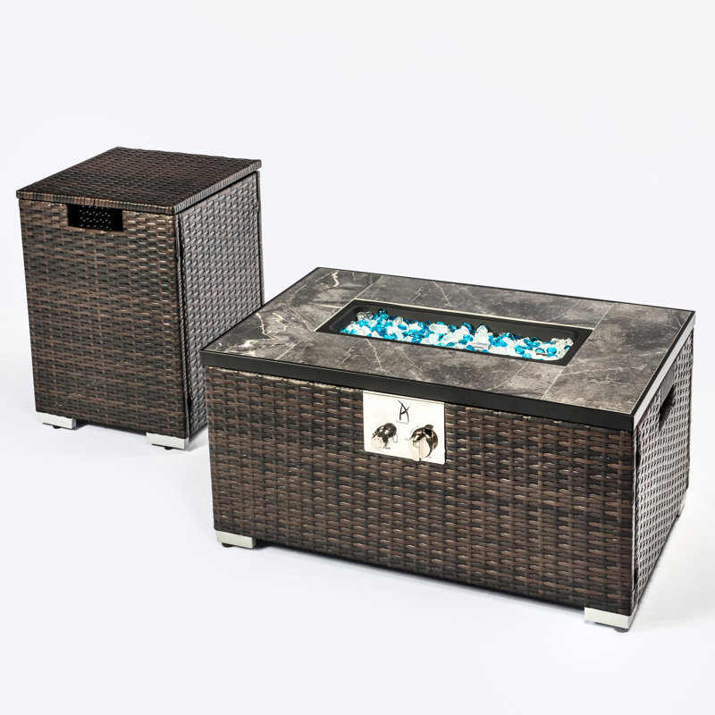 Dark Brown Outdoor Gas Cylinder Cover - Propane Tank With Steel Strengthening 20lbs 16x16x22inch Wonderful