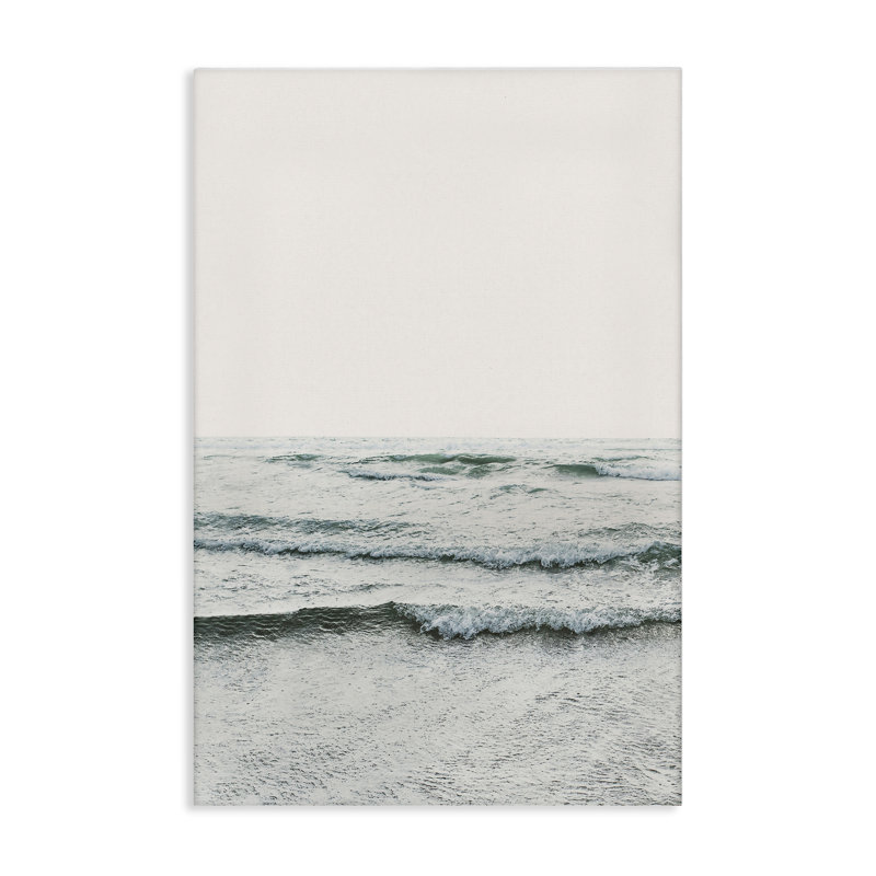 «Rippling Ocean Tide», art mural sur toile par Sissi et Seb, H 45 po x l 30 po