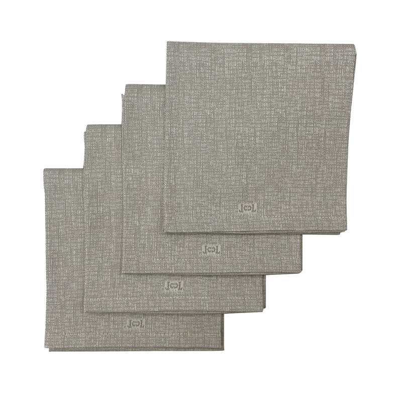Occidente Cotton Square Napkin, Taupe