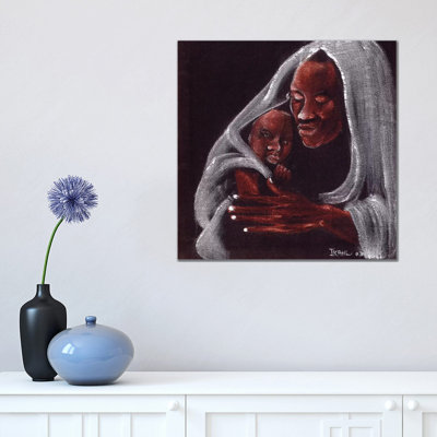 Father And Son by Ikahl Beckford - Wrapped Canvas Print