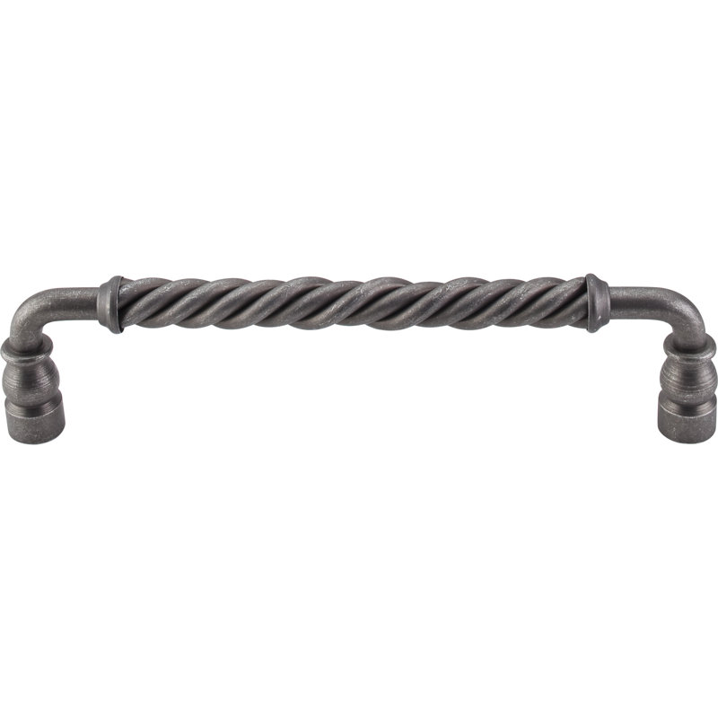 Twisted Bar Pull, Patina Black, 8 12/16" Center to Center