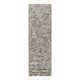 Talon Geometric Hand-Knotted Wool Area Rug in Gray/Brown