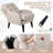 Elandra Upholstered Accent Chair and Ottoman, with 5 Level Adjustable Backrest-704006796