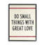«Do Things with Great Love Red Bistro Stripe» par Daphne Polselli - impression d'art graphique-1671840058-1671840063