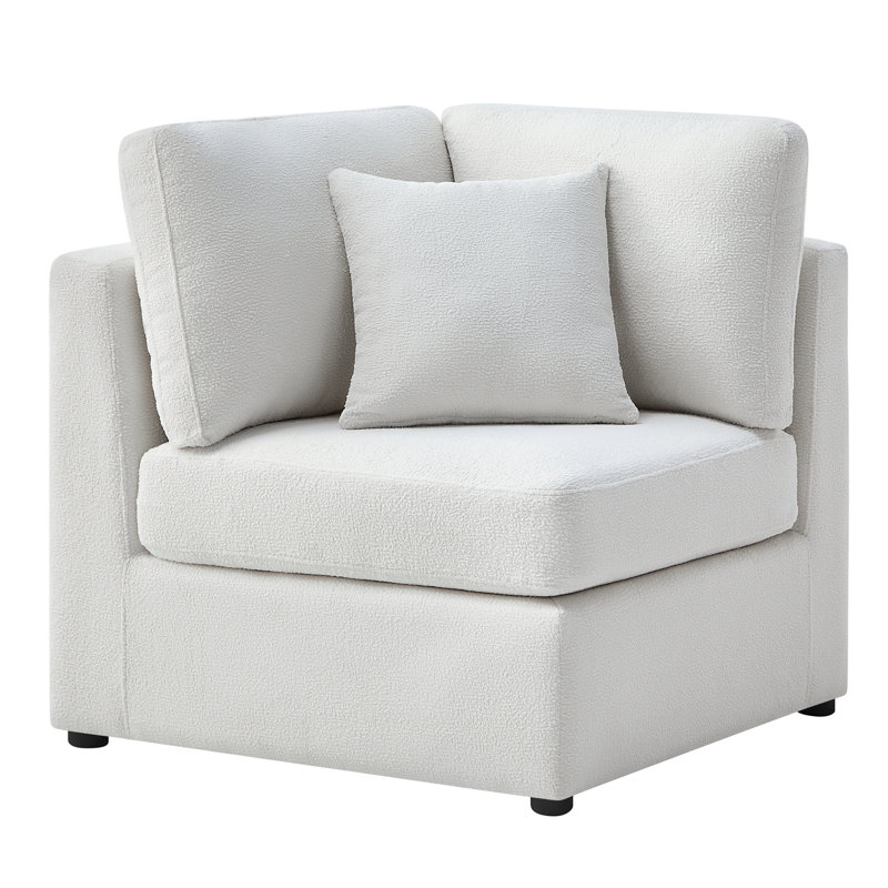 Chaise de coin Chauncy - ivoire, Ivoire ivoire