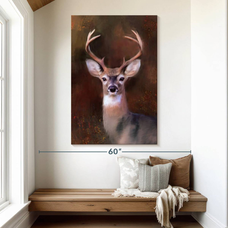 Brampt Eight Point In Autumn, 51" H x 34" W