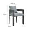 Chaise de patio en aluminium Tahoe-105697875