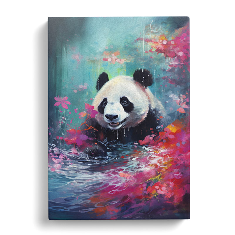 Panda Informel - No Frame Print, 60cm H x 40cm W x 3cm D