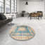 Tapis oriental bleu / beige-1779951560