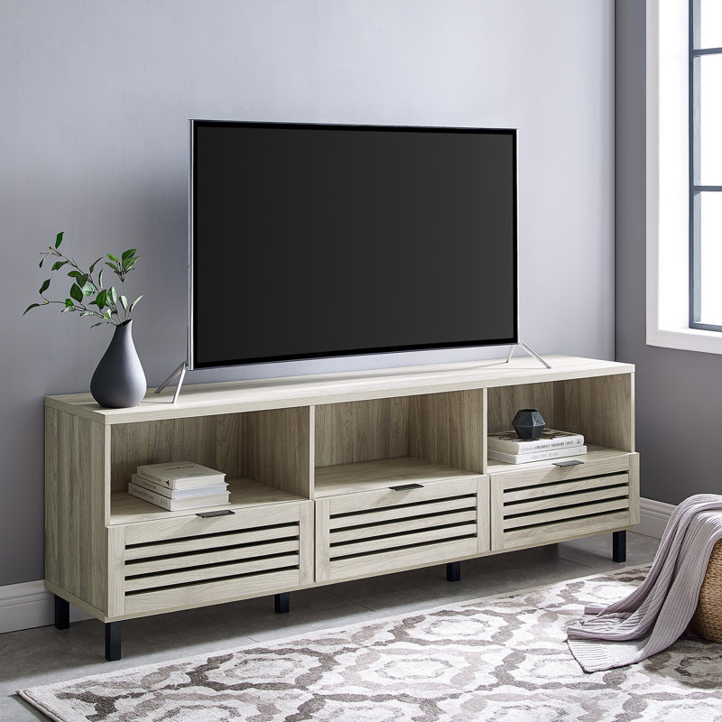 Folkeste 70" 2-Door TV Stand for TVs up to 80", Birch