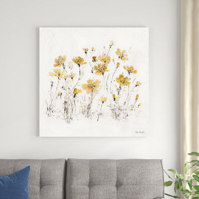 Fleurs sauvages III - jaune