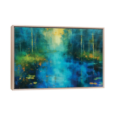 Symphony In Blue - Framed Wall Art Print