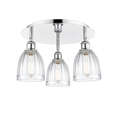 Bianey Glass Flush Mount