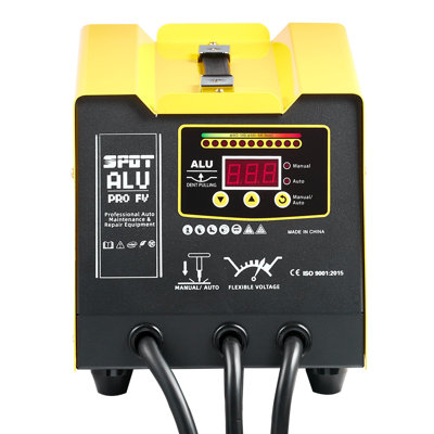 Spot Welder Dent Puller, 300W Stud Welder Dent Repair Kit With Heat Gun, Auto/Manual Welding Mode, 110V Auto Body Spot Welding Dent Repair Machine For Aluminum Car Body Panels Repair