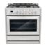 Cosmo 36" 3.8 Cubic Feet Dual Fuel Freestanding Convection Range