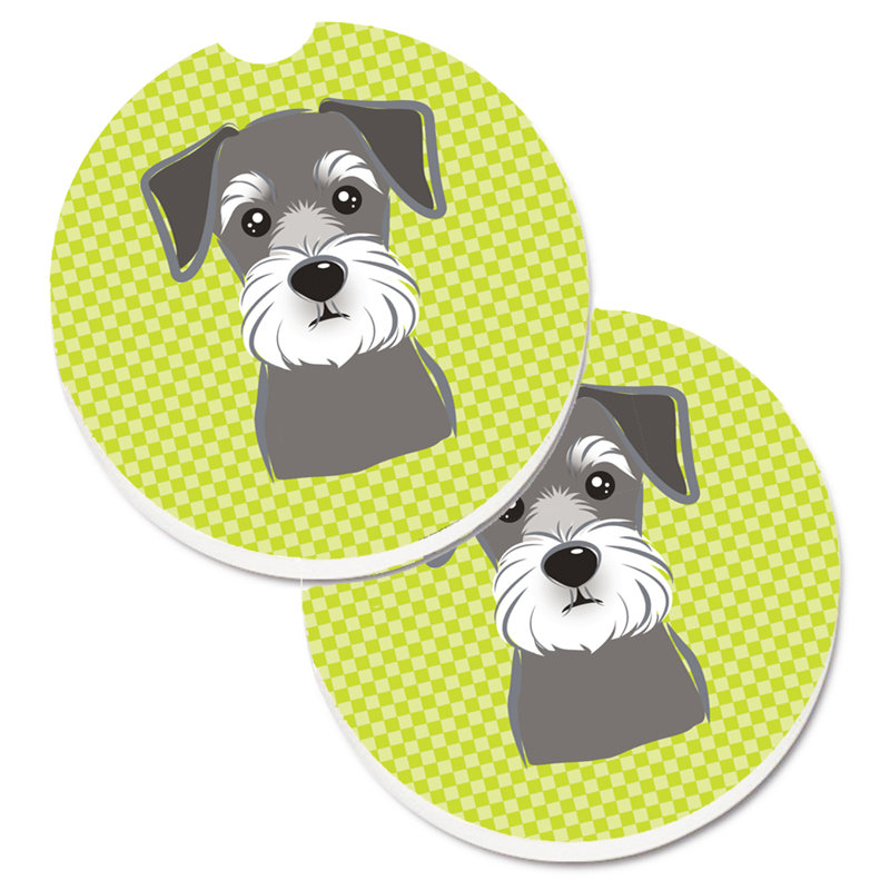Sous-verre Retriever, Vert lime, Schnauzer