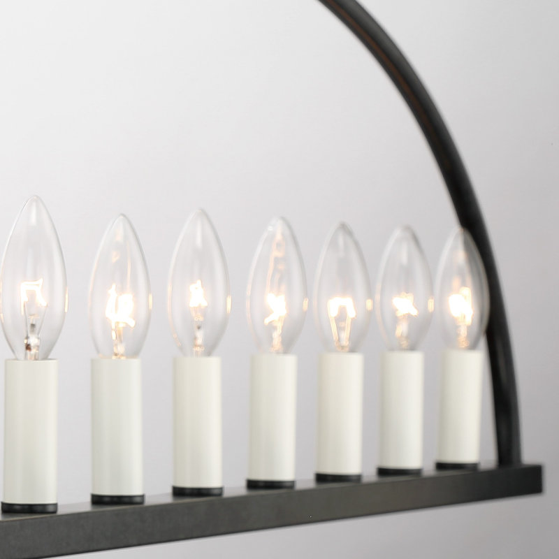 Roumel 11-Light Chandelier, Noir